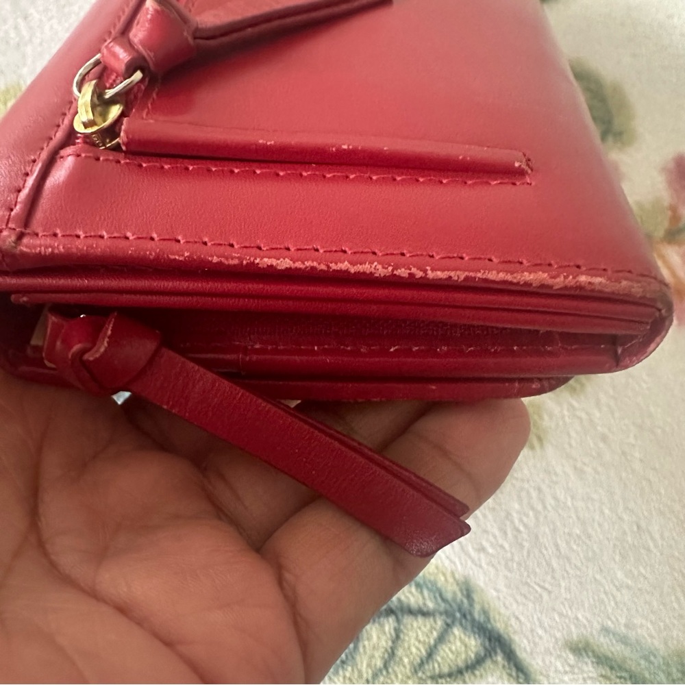 Radley London In Bloom Leather Wallet Red - Picture 5 of 10